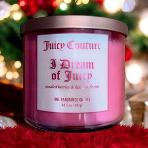 Juicy Couture 3 Wick Candle I DREAM OF JUICY Soy Wax Blend  NWT